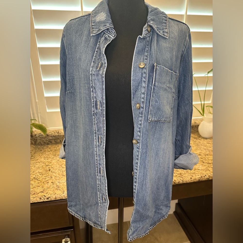 Kut from the Kloth “Grace” Denim Shirt, Size M